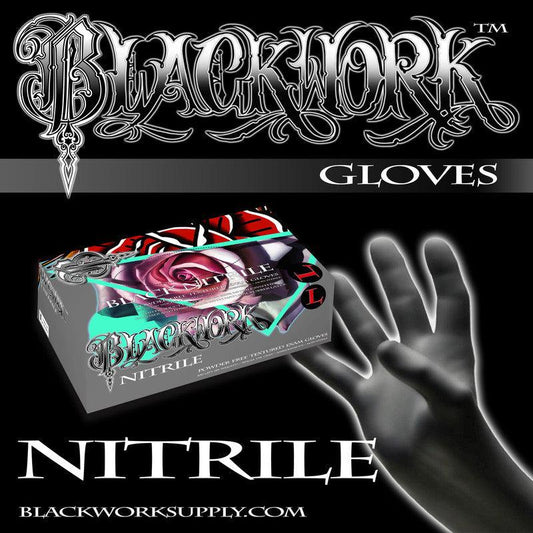 Blackwork Nitrile Tattoo Gloves - Box - Ghidorah Supply